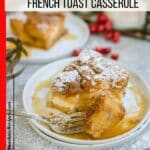 christmas morning french toast casserole