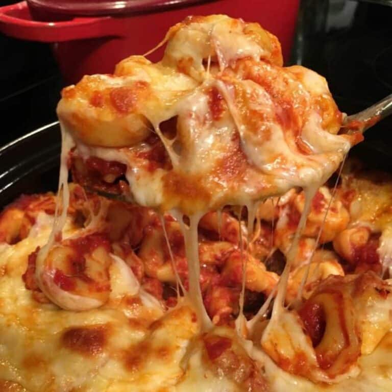 baked cheese tortellini.
