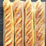 homemade French baguette recipe.