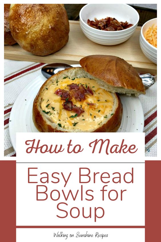 Bread Bowls for Soup,Chili or Dips Walking on Sunshine Recipes
