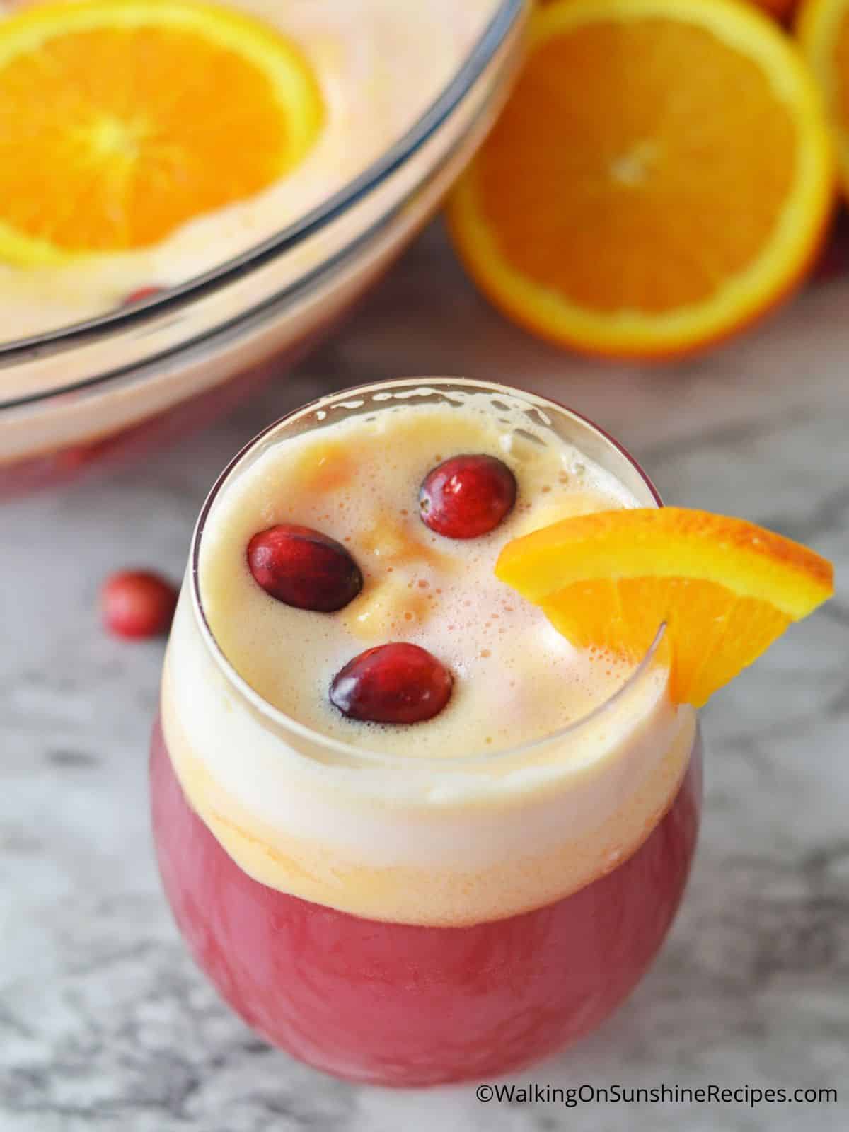 non alcoholic brunch punch.