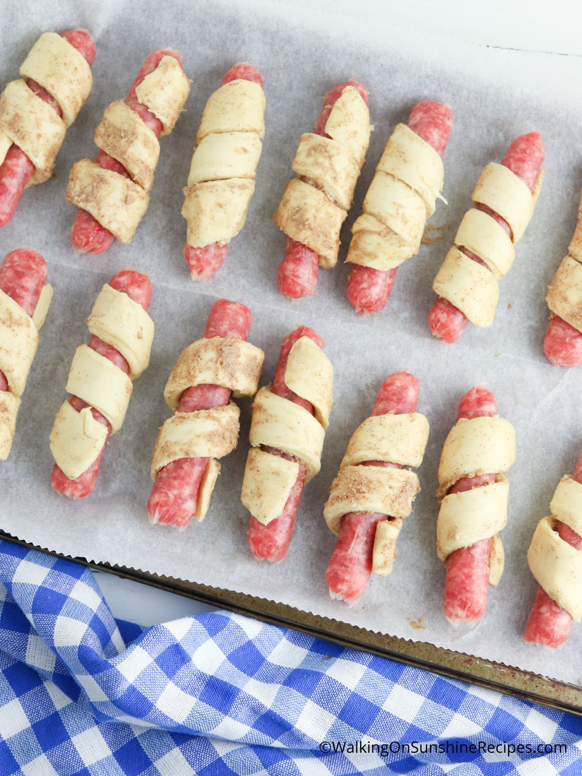 wrap cinnamon rolls around breakfast sausage links.