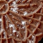 chocolate pizzelle cookies.