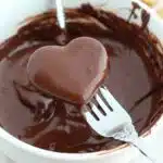 chocolate covered peanut butter heart.