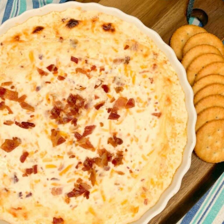 warm bacon cheese dip..