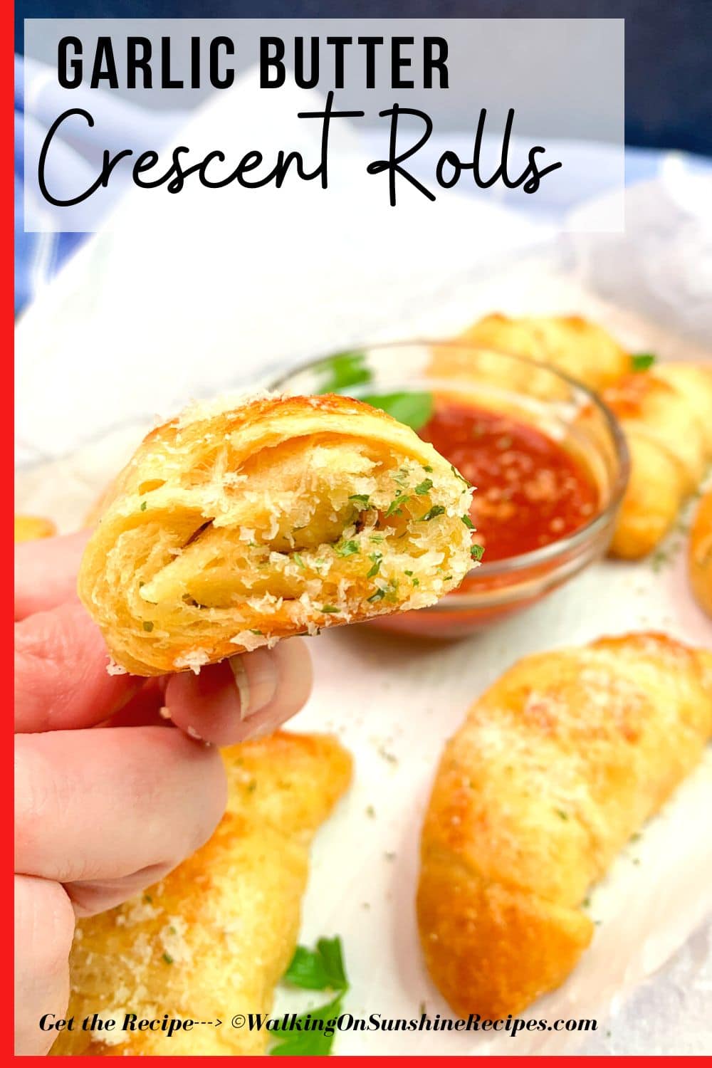 Garlic Butter Crescent Rolls Walking On Sunshine Recipes