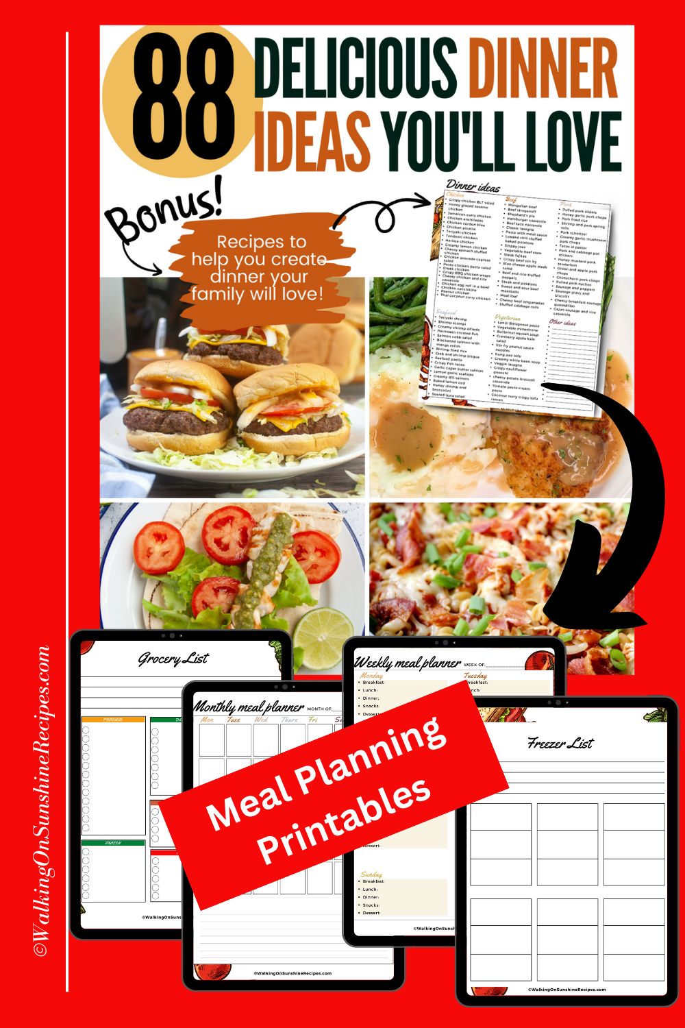 meal Planning printable