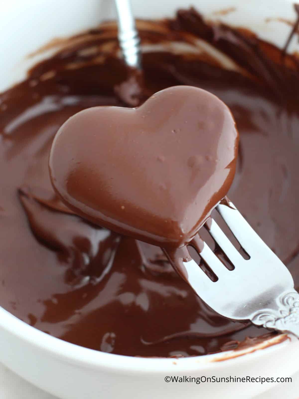 peanut butter heart.