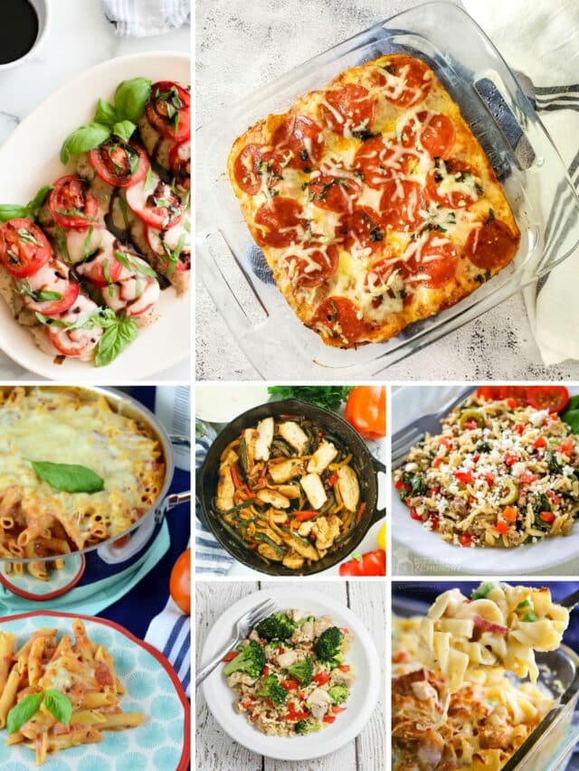 Easy Dinners for Busy Nights - Weekly Meal Plan