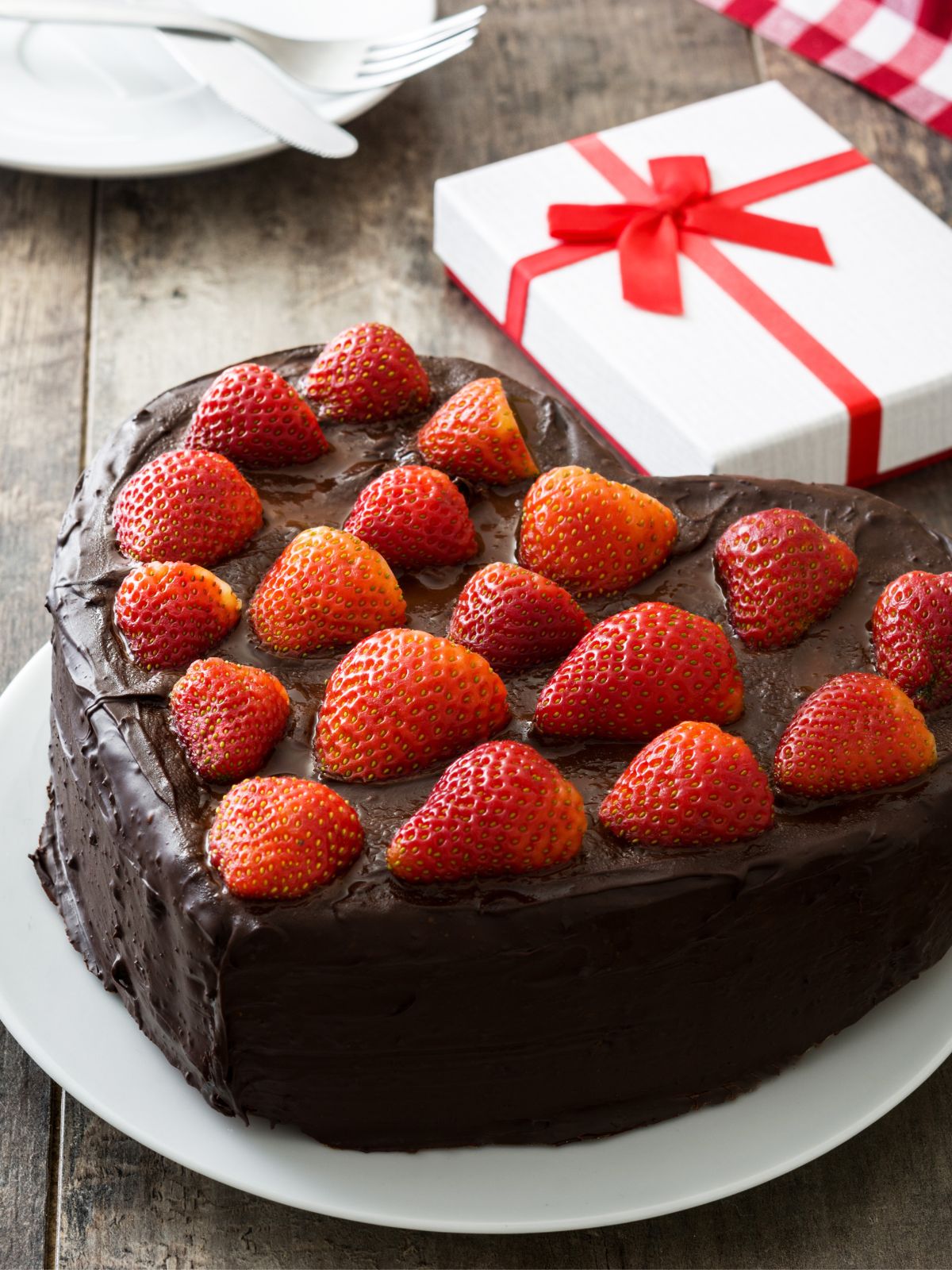 Heart Shaped Brownies - Nourish and Fete