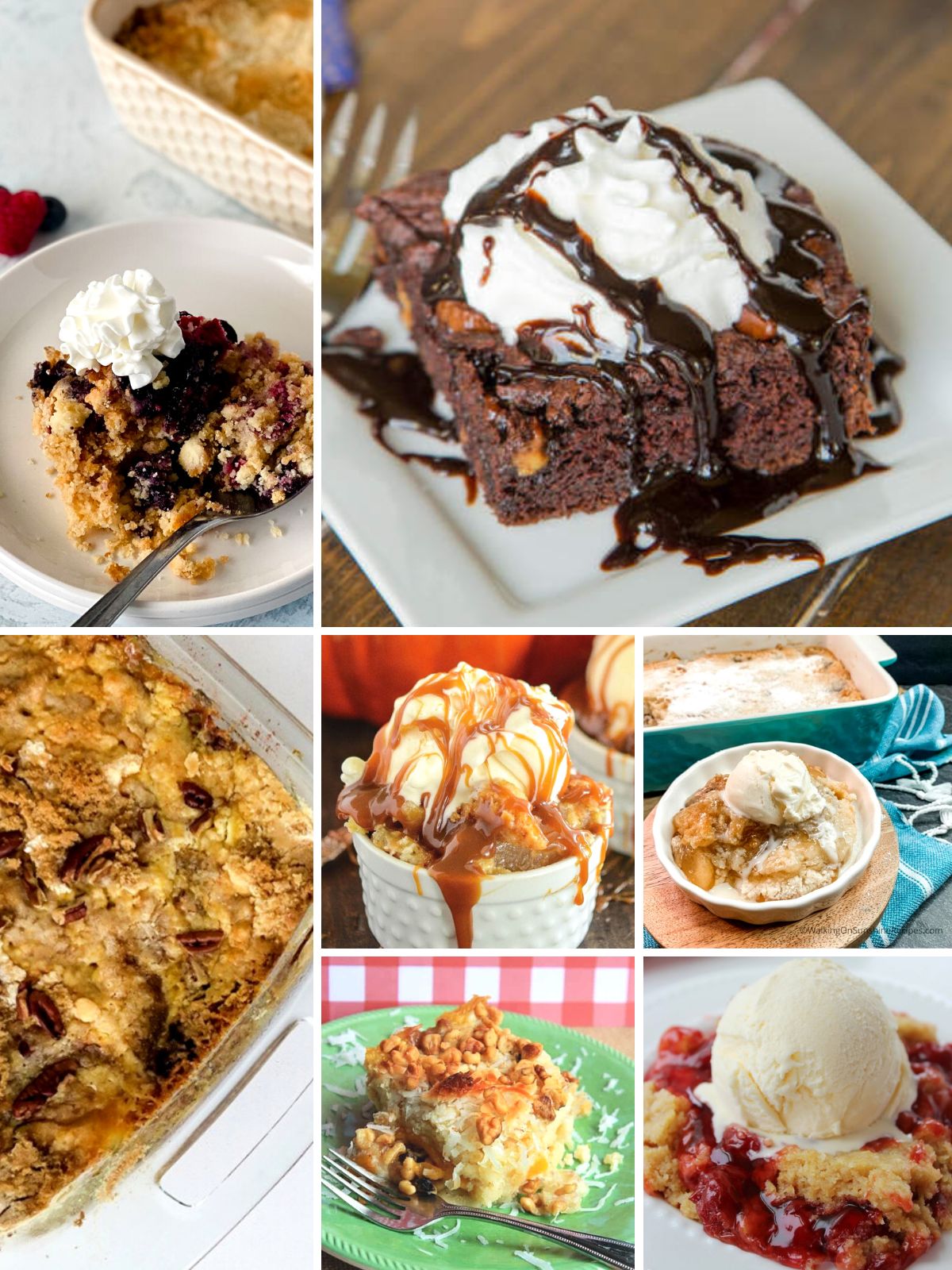 collection of dump cake ideas.