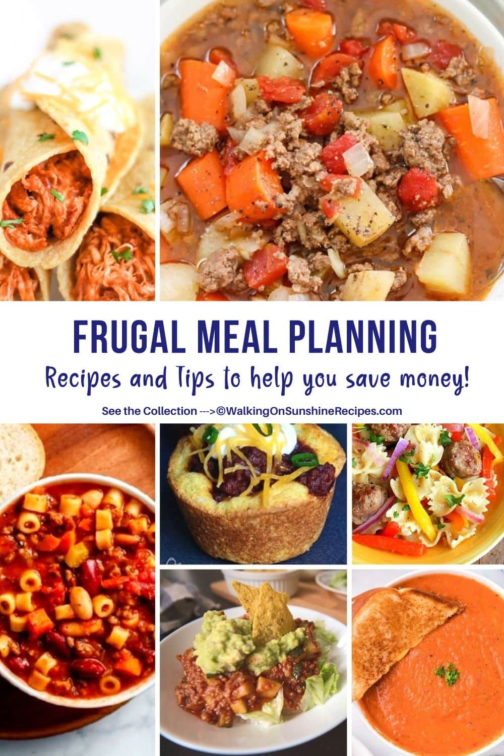 Frugal Meal Planning | Walking on Sunshine Recipes