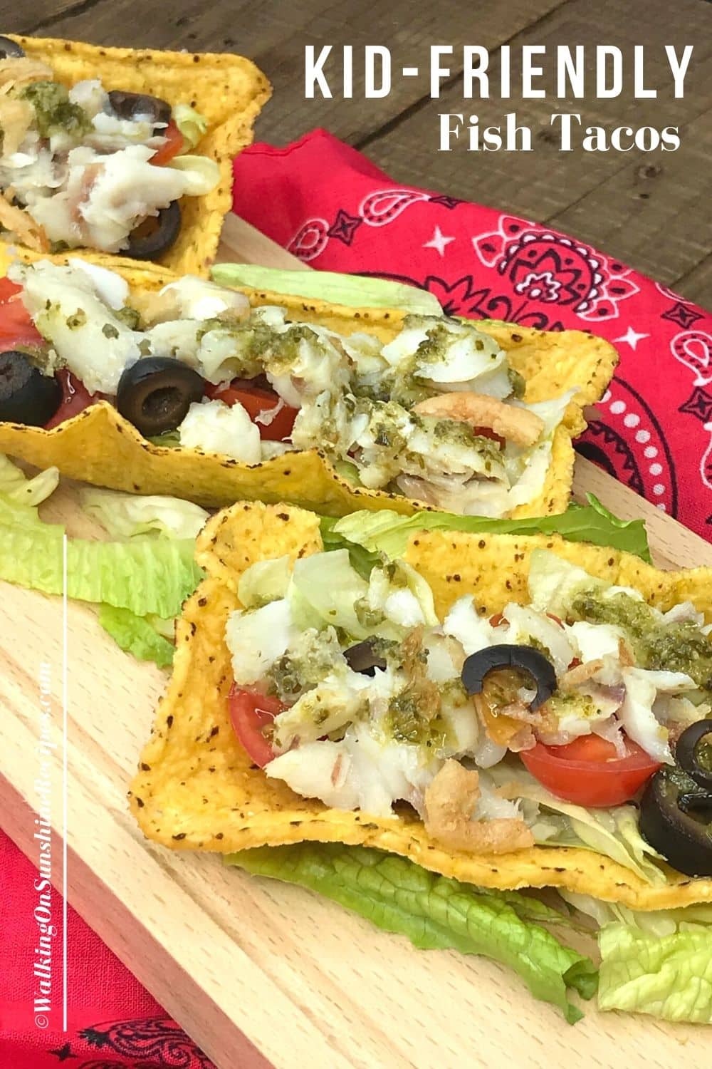 KidFriendly Fish Tacos made with Alaska Pollock Dinner Recipe