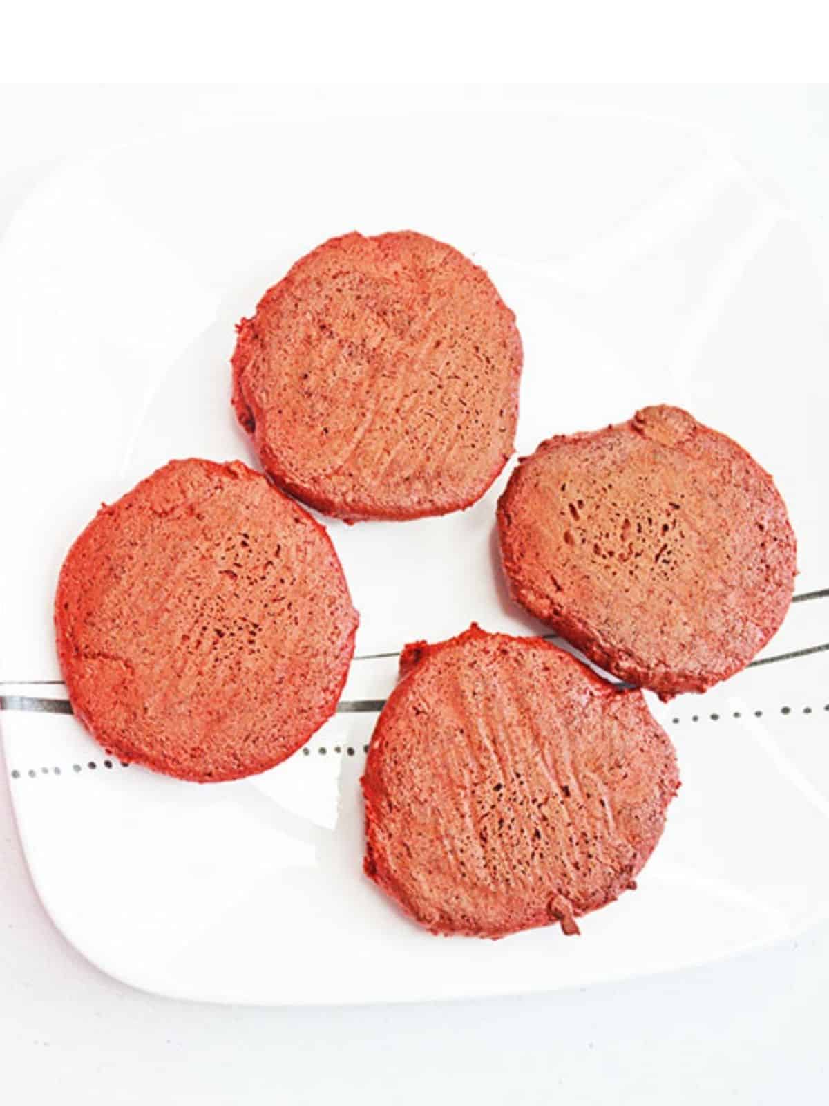 red velvet cookies valentine's day.