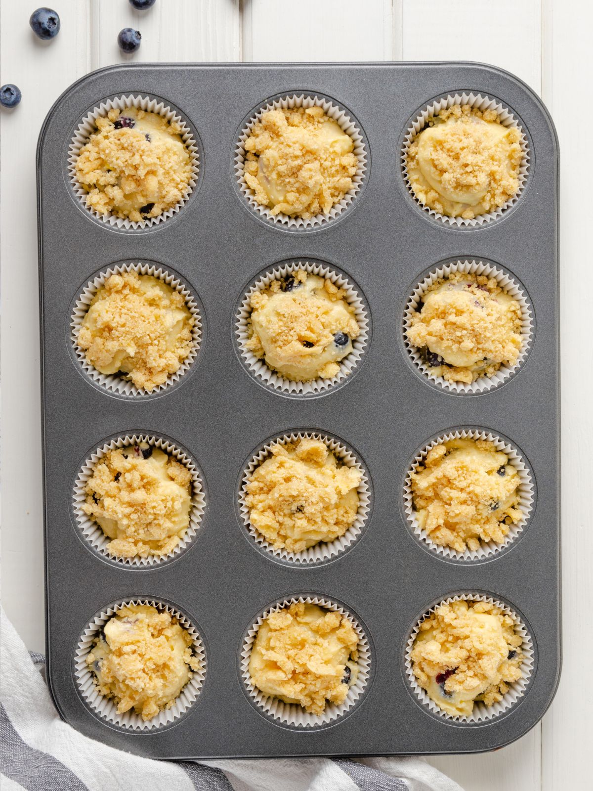 crumb topping for blueberry muffins.