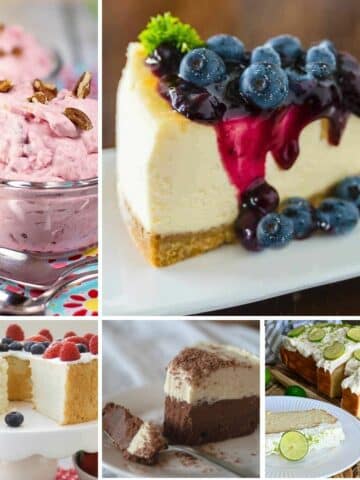 4 cake recipes and 1 Fruit dessert with no sugar for Easter.