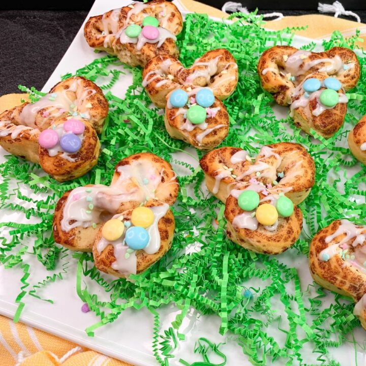 Bunny Shaped Cinnamon Rolls Recipe - Walking On Sunshine Recipes