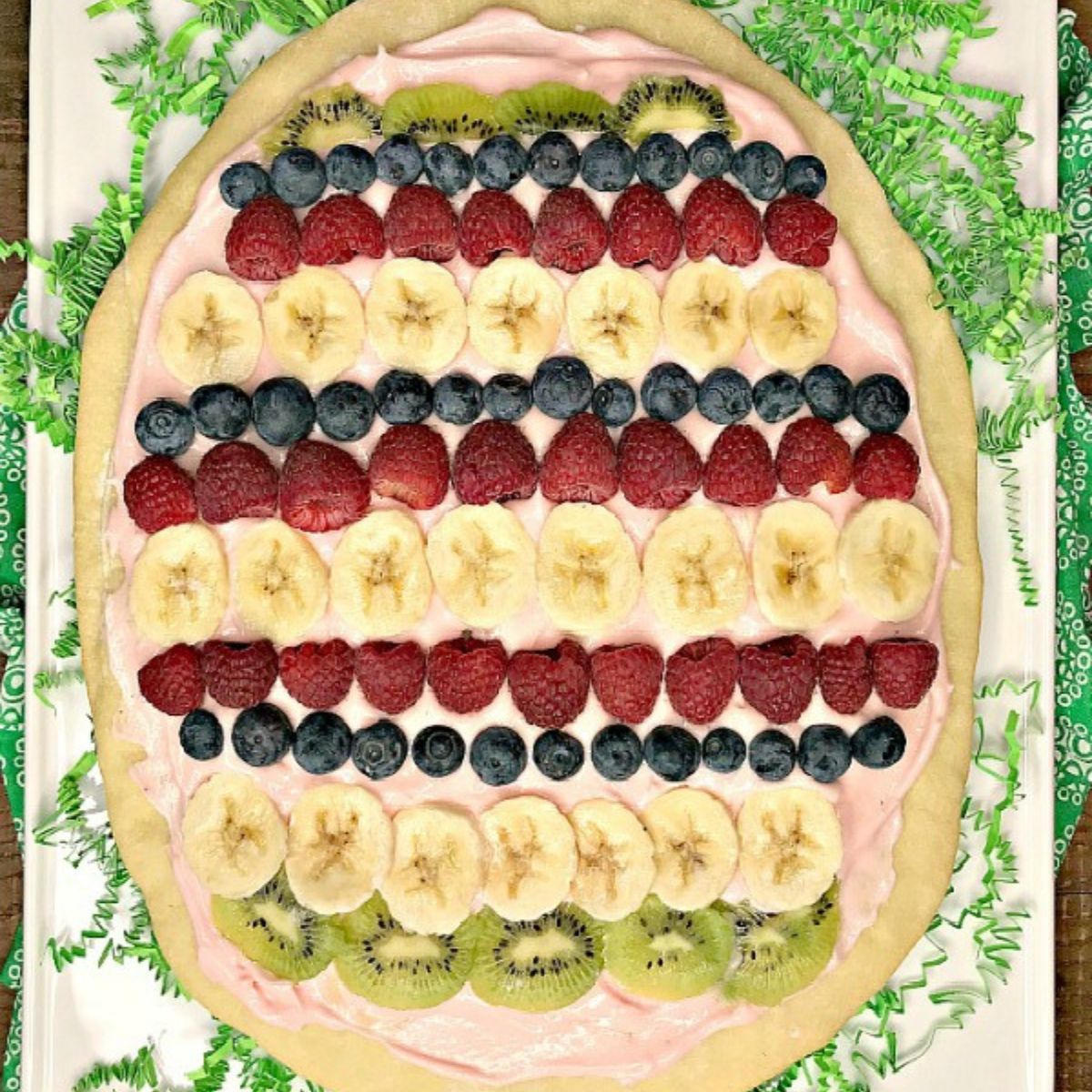 egg shaped fruit dessert.