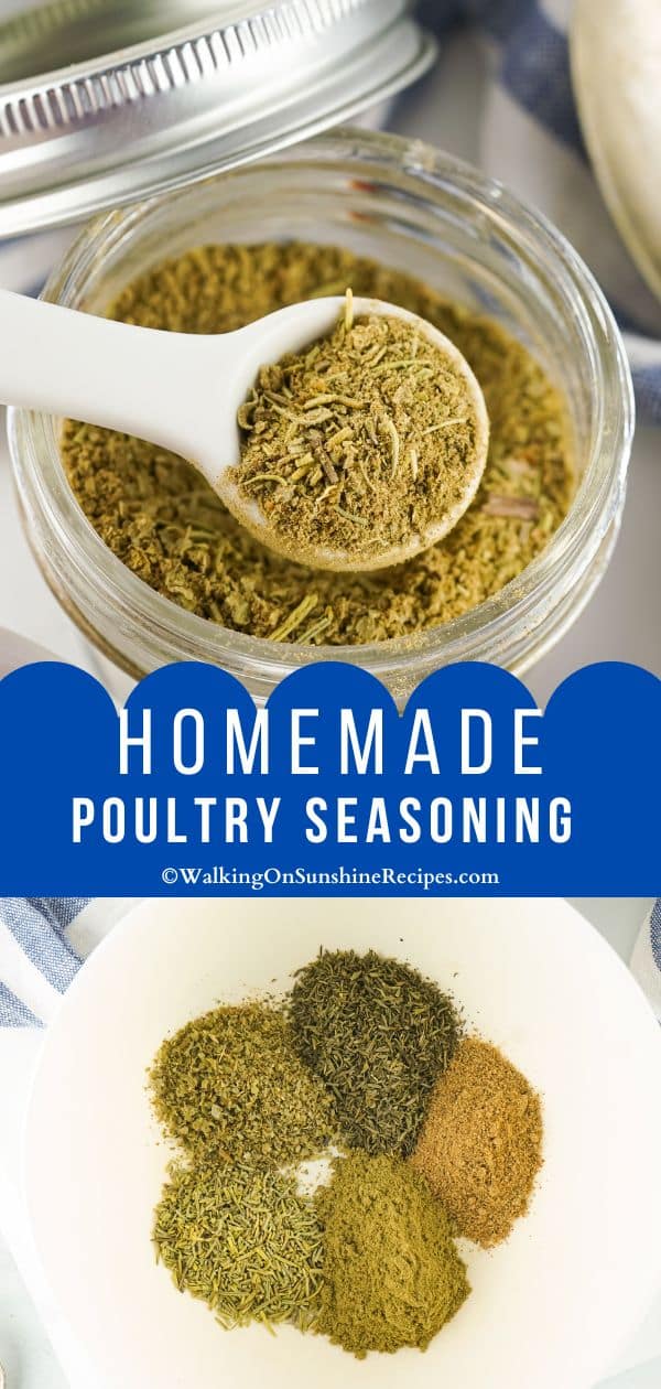 Poultry Seasoning Walking On Sunshine Recipes