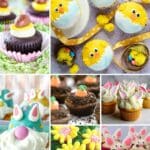 Cute adorable Easter cupcakes.