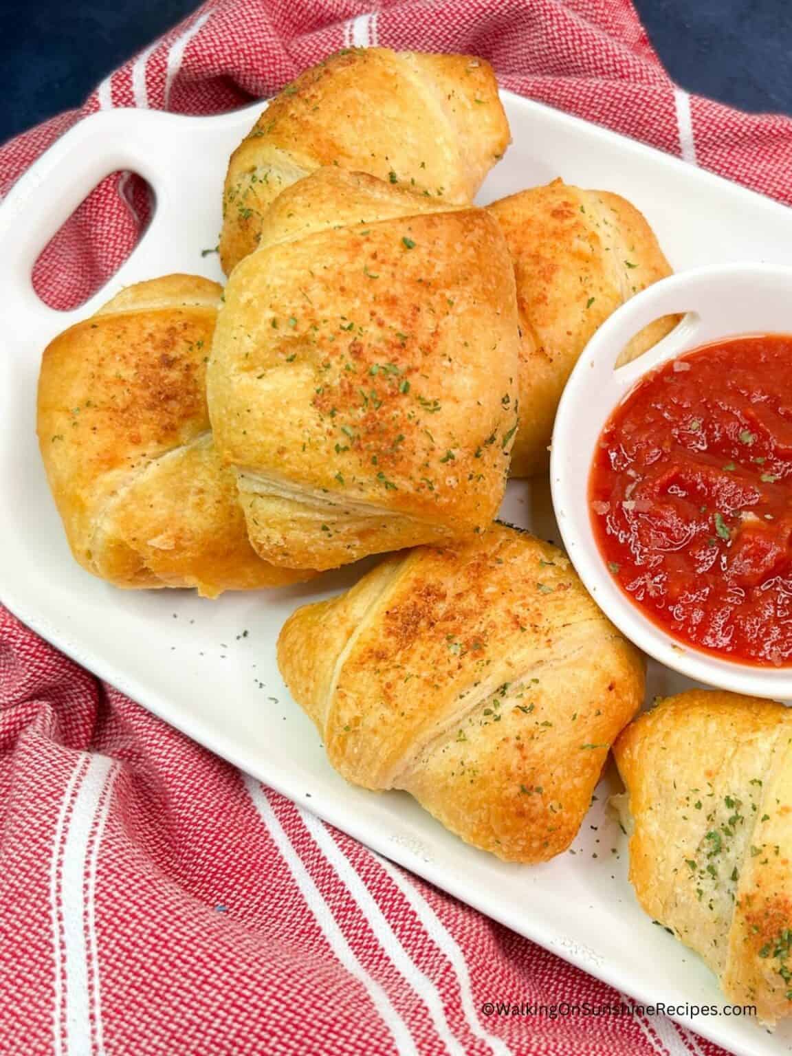 Pepperoni Crescent Rolls Walking On Sunshine Recipes