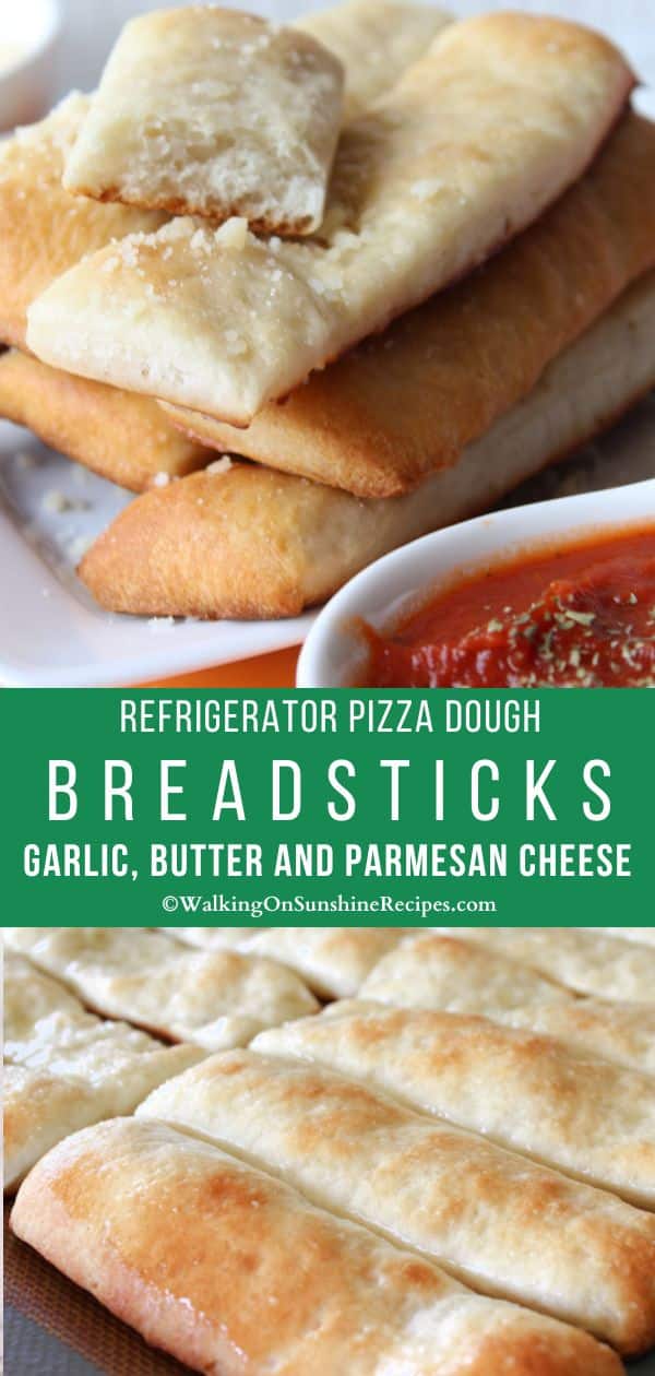 Garlic and Parmesan Cheese Breadsticks Walking on Sunshine