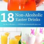 non alcoholic drinks for easter pin.