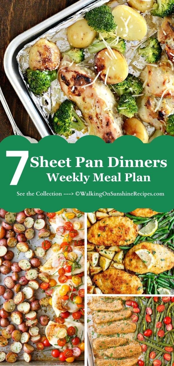 Sheet Pan Dinners | Walking on Sunshine Recipes