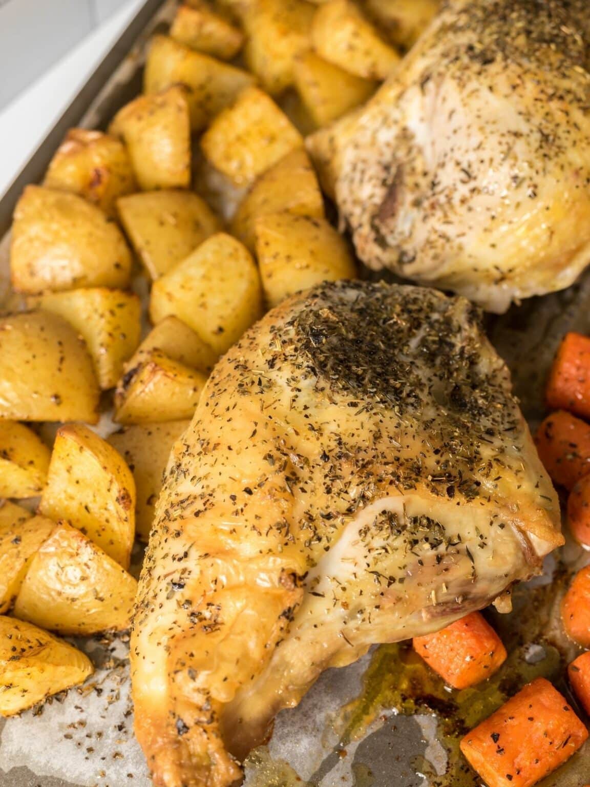 Sheet Pan Chicken Breast - Dinner for Two! - Walking on Sunshine