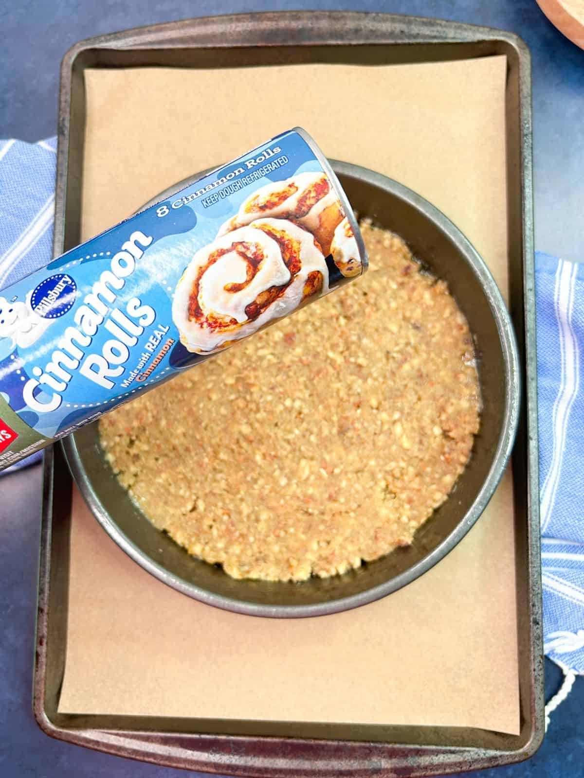 canned Pillsbury cinnamon rolls.