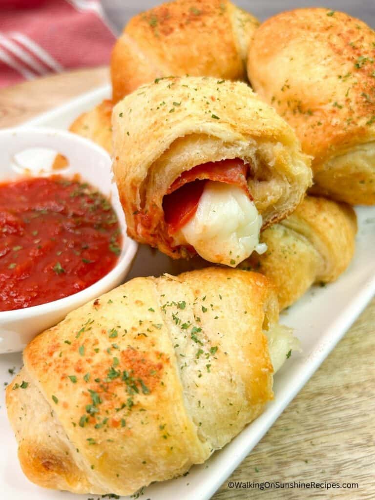 Pepperoni Crescent Rolls Walking On Sunshine Recipes