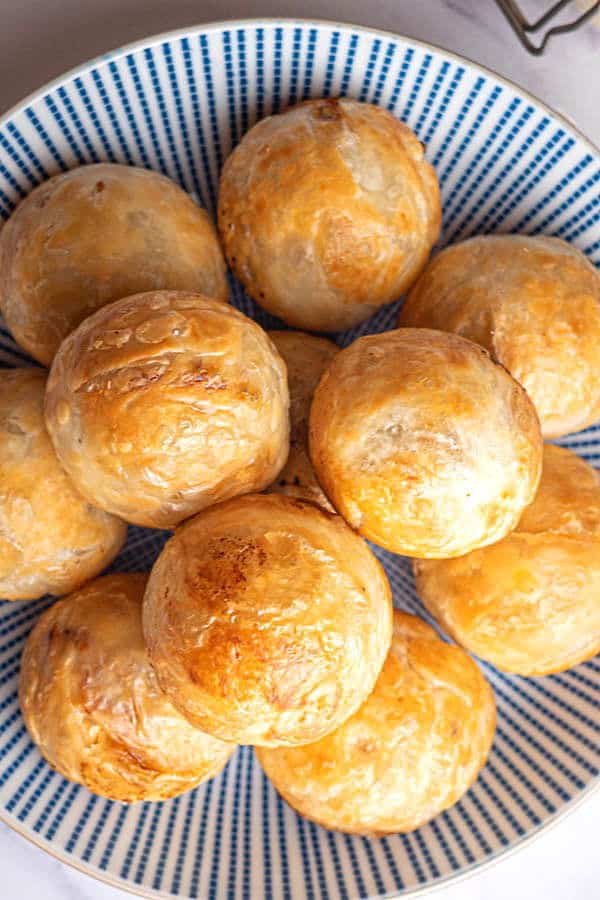 puff pastry chicken balls.
