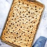 Sheet Pan Chocolate Chip Cookies