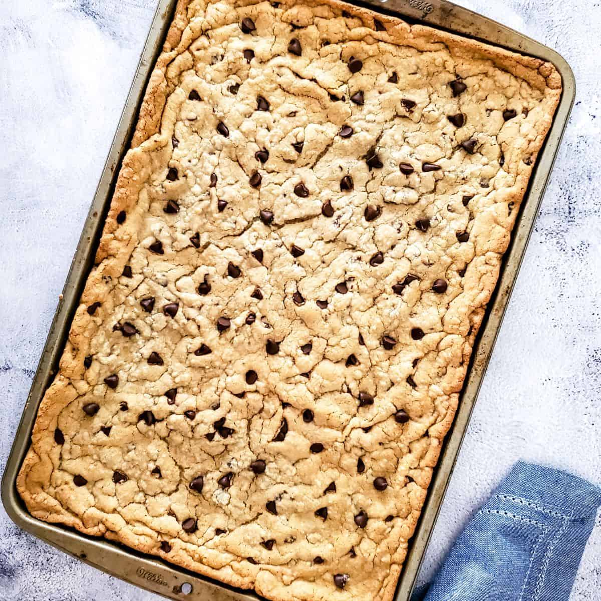 Sheet Pan Chocolate Chip Cookies-image