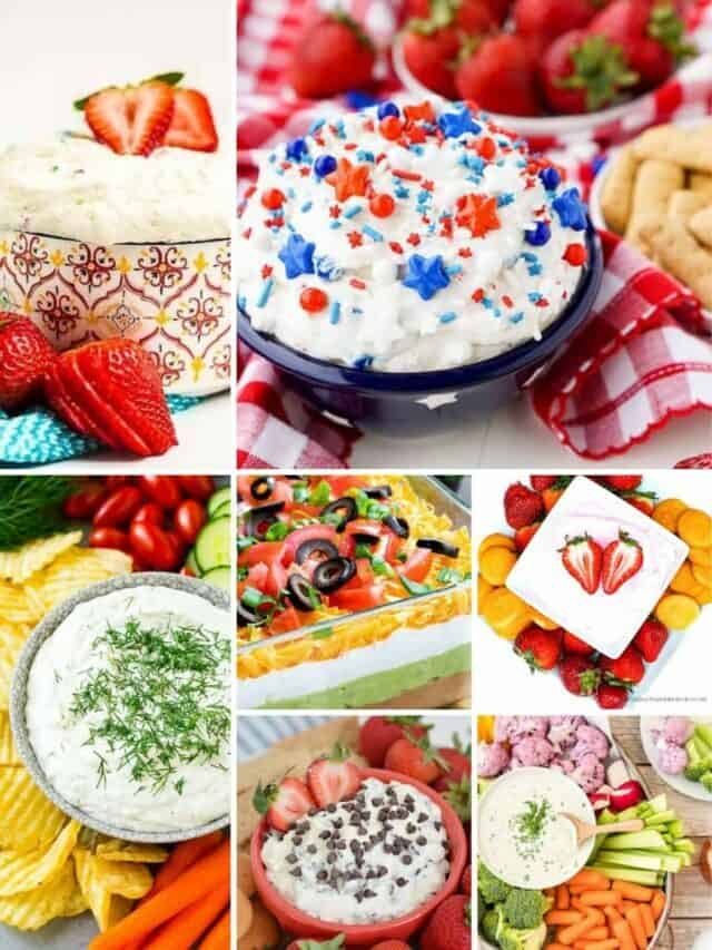 4th of July Dip Recipes