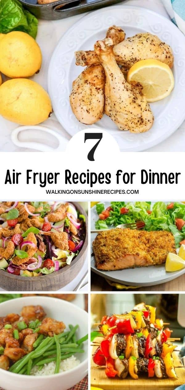 Air Fryer Meal Plan Walking on Sunshine Recipes