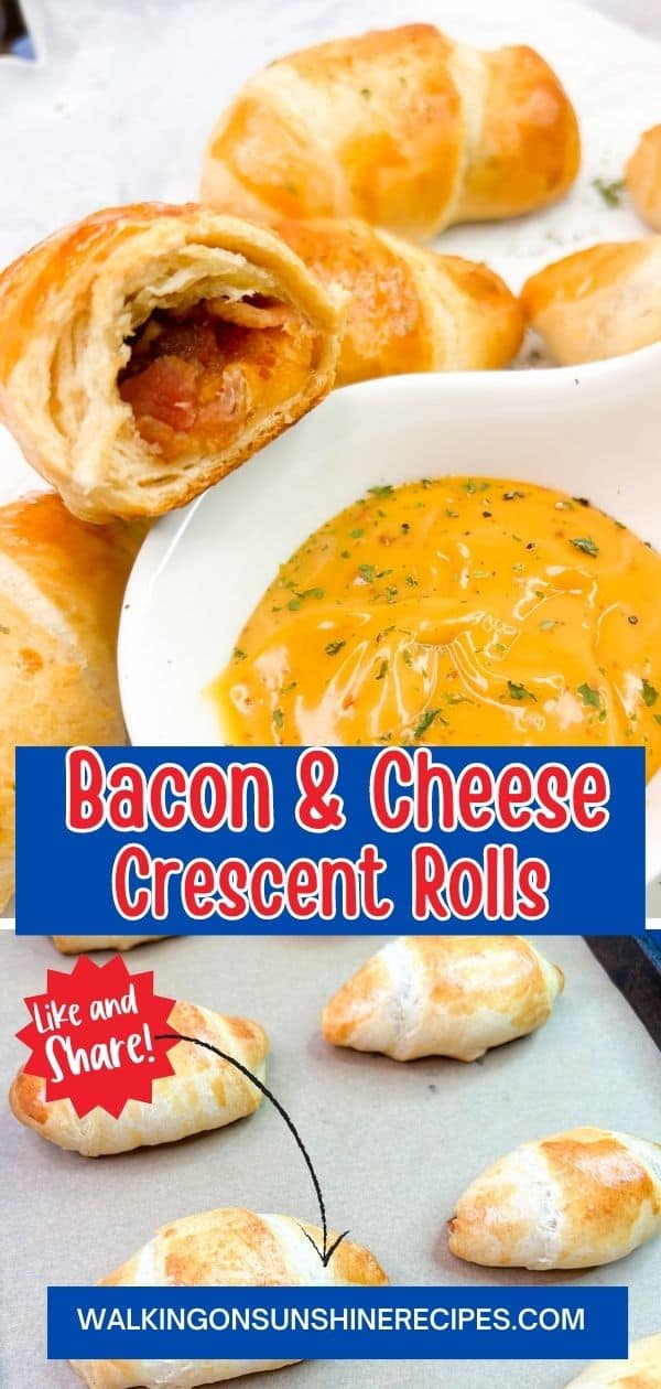 Bacon Crescent Rolls - Walking On Sunshine Recipes