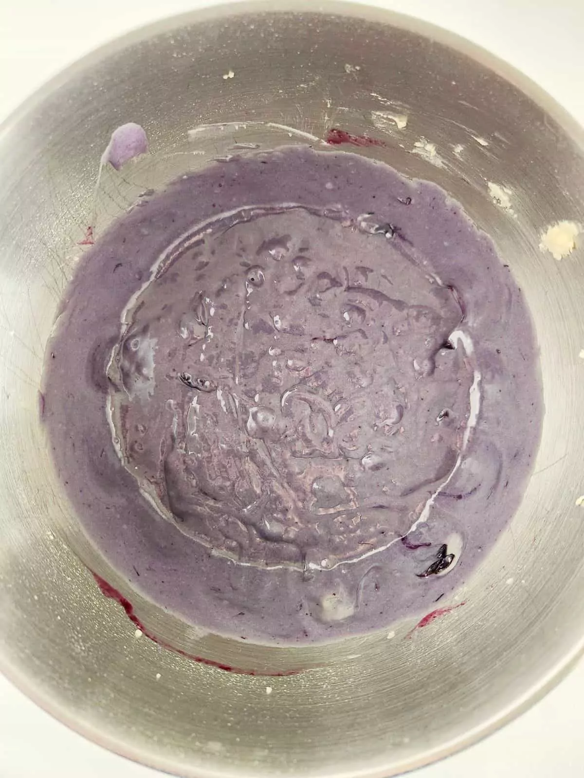 blueberry cupcake batter.