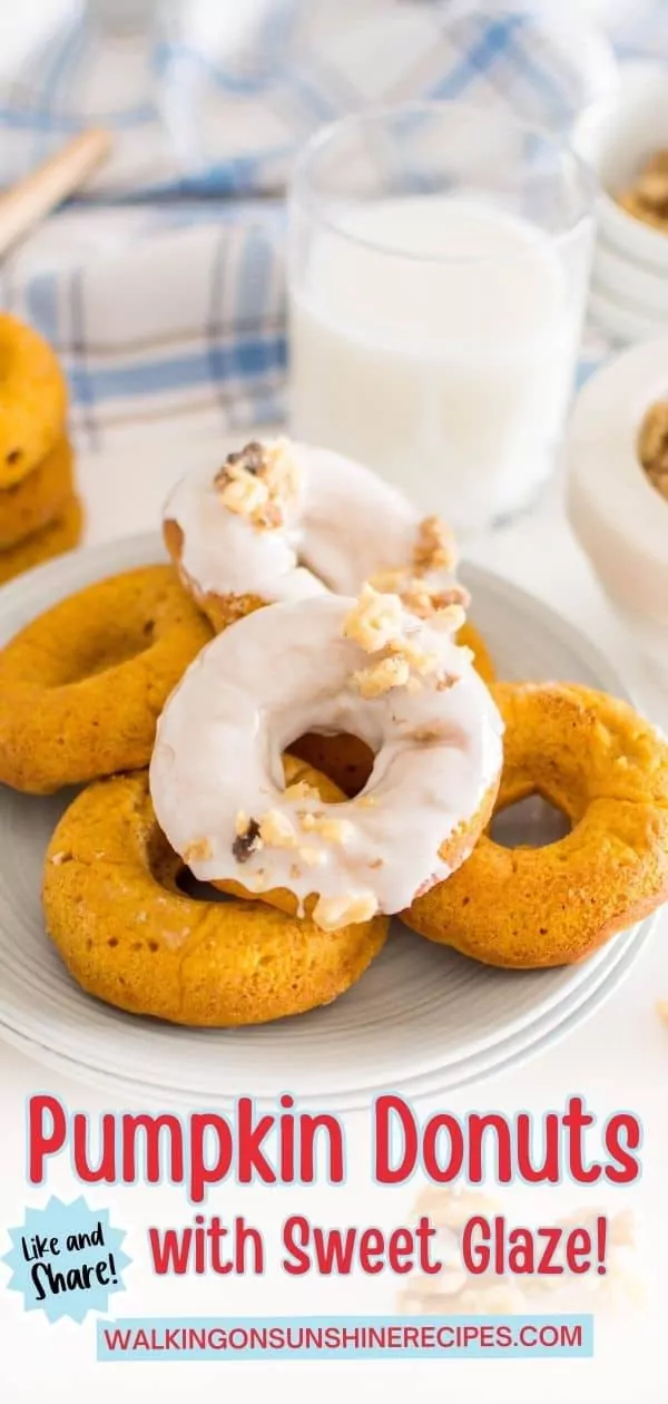 Pumpkin Donuts Pinterest Photo.