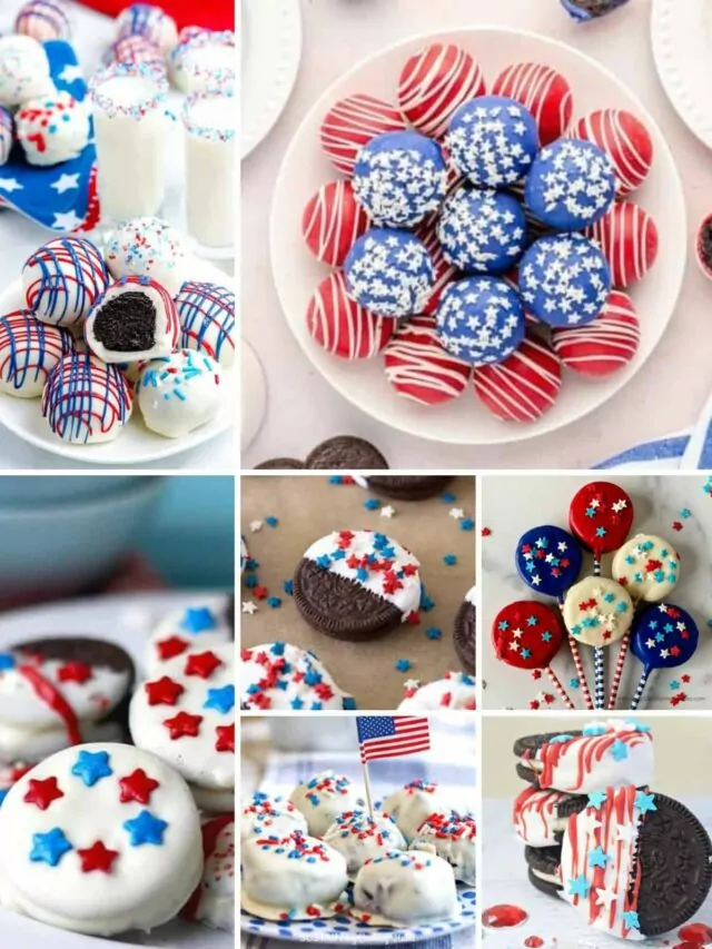 Oreo 4th of July Cookies