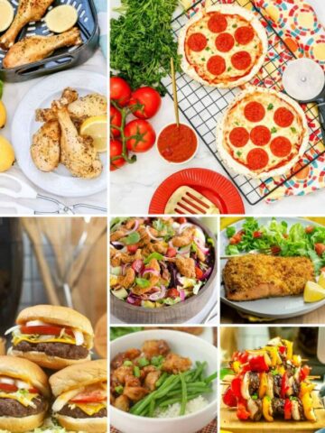 7 air fryer recipes meal plan.