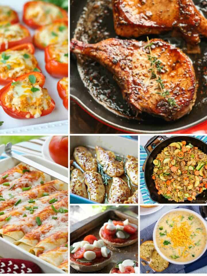 30 Minute Meals | Walking on Sunshine Recipes Weekly Meal Plan