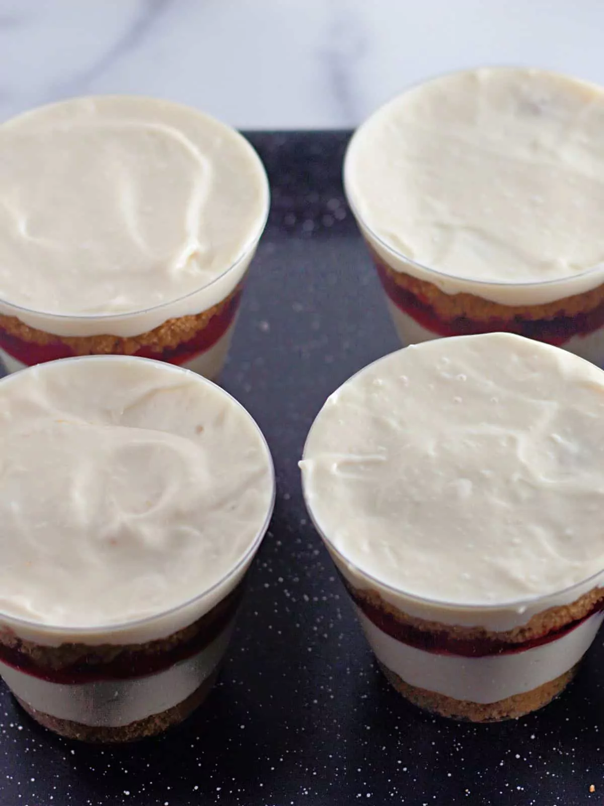 cherry pie pudding cups.
