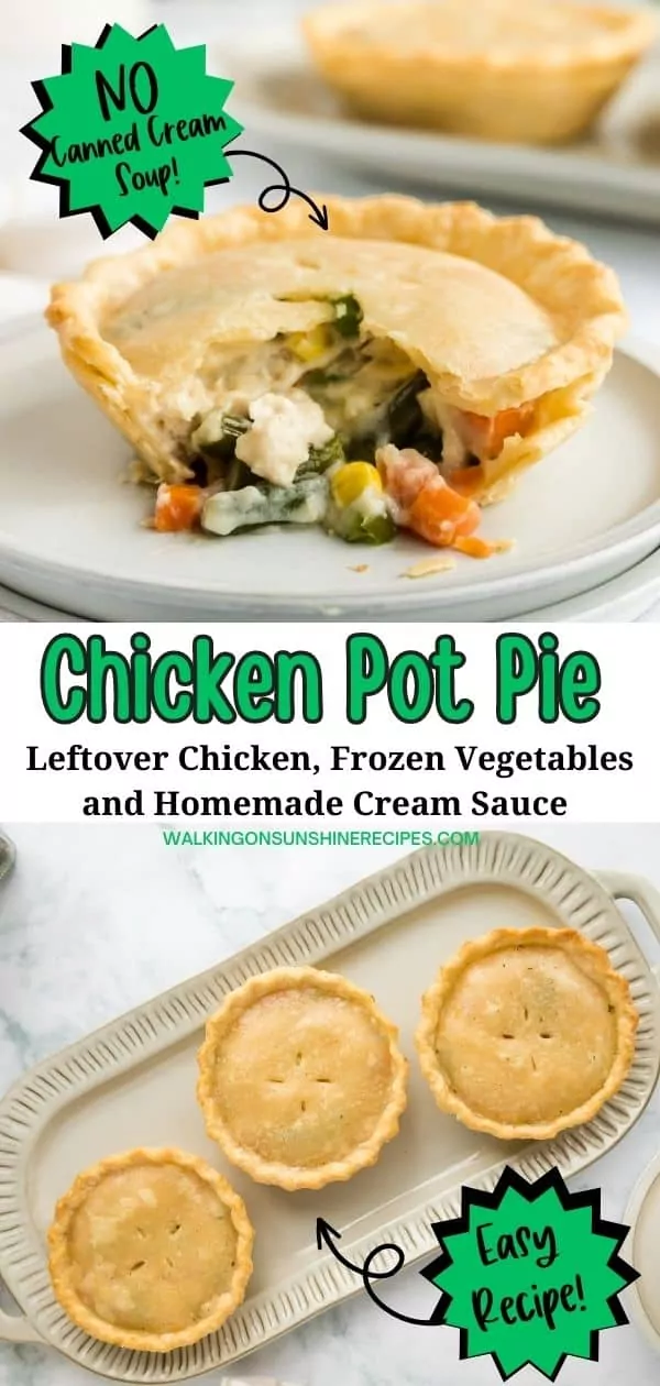 chicken pot pie for Pinterest.