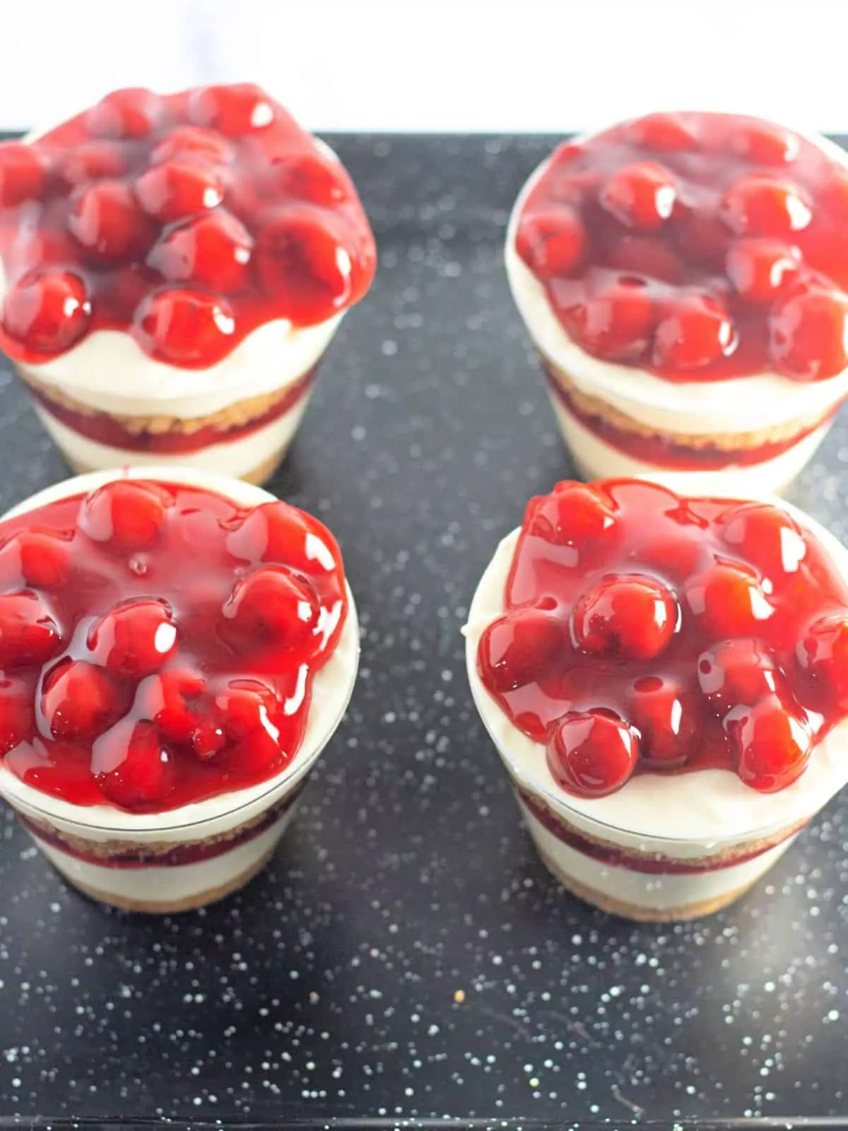 cherry pie filling cheesecake pudding cups.