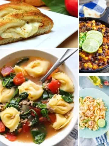 4 recipes that are ready in 20 minutes.