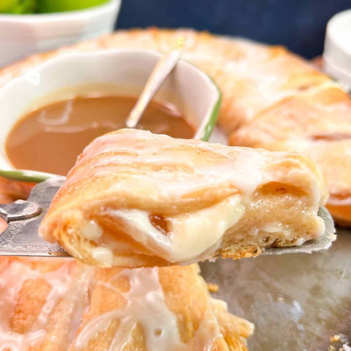 Brown Butter Apple Cheddar Pie Crescent Rolls