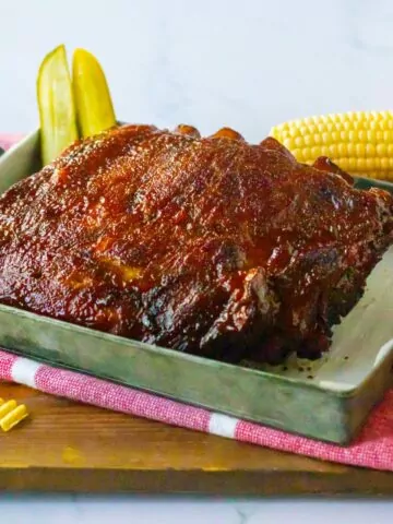 New St. Louis Ribs recipe baked.