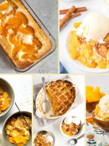 recipes using canned peaches.
