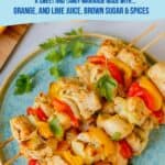 grilled chicken kabobs with veggies Pinterest photo.